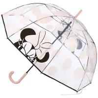 Disney Minnie Mouse paraplu - licht roze - D89 cm - voor kinderen - Paraplu's