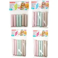 Forte Plastics Afsluitclips / vershoudclips mix - 24x - keuken/voedsel zakjes afsluiten - Vershoud klemmen - Vershoudknijpers