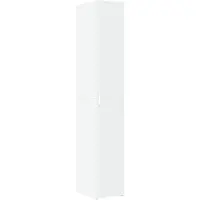 vidaXL Hoge kast 30x42,5x185 cm bewerkt hout wit