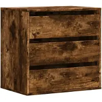 vidaXL Ladekast 60x41x58 cm bewerkt hout gerookt eikenkleurig