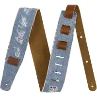 Fender 990638011 Wrangler gescheurde denim band, indigo
