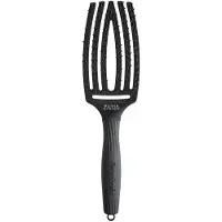 Olivia Garden Fingerbrush Care Iconic Double Bristles Zwart