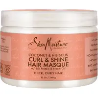 SheaMoisture , Curl & Shine Haarmasker, Kokos & Hibiscus, 11,5 oz (326 g)