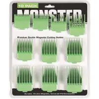 Monster Clippers - Magnetic Combs - Green