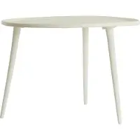 Light & Living Ronde Bijzettafel Babina - 59cm - Crème