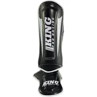 King Pro Boxing Scheenbeschermers KPB SG REVO 1 Zwart Wit - L