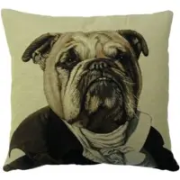 Mars & More gobelin kussen aristo graaf engelse bulldog 45x45cm