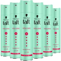 Taft True Volume Mega Strong Spray - Haarstyling - Haarspray - Langdurige Fixatie - Fijne Haartypes - Voordeelverpakking - 6x 250 ml