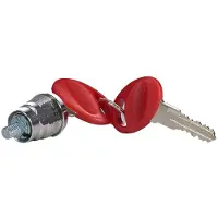 Shad Quad Lock Kit Rood,Zilver