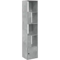 vidaXL Boekenkast 40x36x189 cm bewerkt hout betongrijs