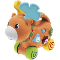 Chicco Alce Push Along Oranje Kinderen
