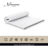 Nirwana bedden Topdekmatras - Topper 180x220 - NASA traagschuim - Tencel - 12 cm dik