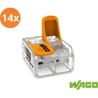 Wago lasklem 2-voudig 221-412 (14 stuks)