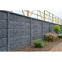 Intergard Beton schutting Brickstone dubbelzijdig 200x231cm