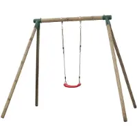 Intergard Houten speeltoestel houten schommel Alicia 200x220x220cm
