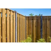 Intergard Hout beton schutting antraciet 200x190cm (per set)