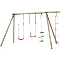 Intergard Houten speeltoestel houten schommel Dani 350x220x220 cm