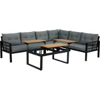 Intergard Aluminium loungeset Genua 6 personen