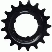 Kmc Tandwiel 17T - Gehard Chromoly Staal - Zwart - Voor Shimano Versnellingsnaven