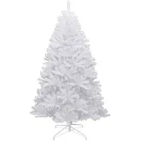 vidaXL Kunstkerstboom met scharnieren en sneeuw 120 cm