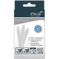 PICA 12ST 591/52 - MARKEERKRIJT ECO - 11X110MM - WIT (12 stuks)