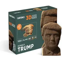 Cartonic - Donald Trump-3D puzzel- puzzel- DIY- karton- decoratie- kinderen en volwassenen- US
