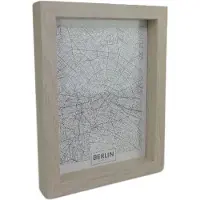 Redhart Diepe Fotolijst - 13 x 18 cm - Houten Fotolijst met dikke rand | Hangende Fotolijst - Houtkleurige Fotolijst - Diepe Fotolijst
