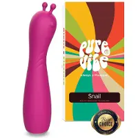 PureVibe Snail Unieke Clitoris Massager en Vibrator - Vibrators voor Vrouwen - Fluisterstil & Discreet - Erotiek Sex Toys voor koppels - Vibromasseur Stimulator Homme & Femme - Roze