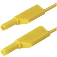 Hirschmann Test & Measurement MLS SIL WS 50/1 Veiligheidsmeetsnoer Banaanstekker 4 mm Banaanstekker 4 mm 0.50 m Geel 1 stuk(s)