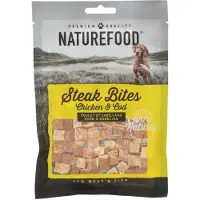 Rosewood 8x Naturefood Steak Bites Kip & Koolvis 100 Gr