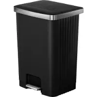 EKO - Hana 2 Pedaalemmer 70 liter, EKO - Plastic - zwart