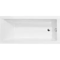 Plazan Modern Slim ligbad acryl 170x70cm wit glans