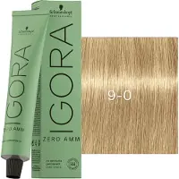 Schwarzkopf Professional Igora Zero Amm Permanente kleuring 60 ml 9-0