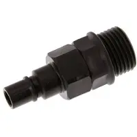 Tameson POM DN 7.2 Koppeling Insteeknippel G 1/2 inch Buitendraad Dubbele afsluiting