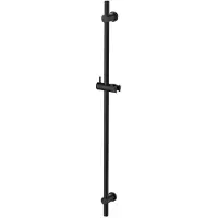 Regn Glijstang 90cm - Gun Metal Black Pvd - Messing - Kranen, Douchekranen, Douchestangen - 8721042150585 - Kranen, Douchekranen, Douchestangen