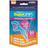 Piksters Supagrip Floss Met Houder - 50 Stuks