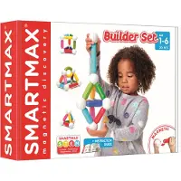 Smart Max My First Builder Set - Magnetisch Bouwspeelgoed - 20-Delige Set met Gebogen Staven - Educatief Speelgoed voor Peuters - Vanaf 1 Jaar