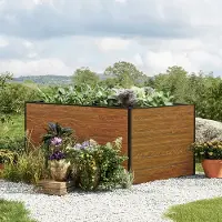 GFP 150 x 99 x 77 cm Moestuinbak, Laklaag met houtoptiek