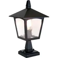 Elstead Lighting Mini LED Tuin Pilaar York | 1X E27 Max 60W | IP23 | Black