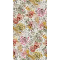 A.S. Création AQUAREL BLOEMEN FOTOBEHANG | Herhaalbaar Patroon - 1,59 x 2,80 meter - Aquarell Dreams