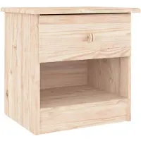 vidaXL Nachtkastje ALTA 41x35x41 cm massief grenenhout