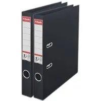 Esselte 2x Ringmappen/ordners zwart A4 50 mm - Opbergmap