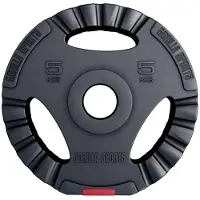 Gorilla Sports Olympische Halterschijf 5 kg Gripper Kunststof 50/51 MM