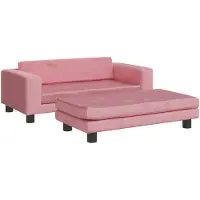 vidaXL Hondenmand met verlengstuk 100x50x30 cm fluweel roze