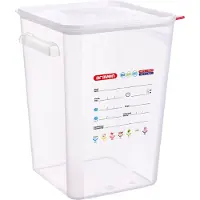 ARAVEN Vershouddoos 22l Pp Met Deksel Transparant 29x29xh40cm