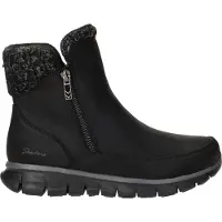 SKECHERS Synergy Zip Enkellaarsjes zwart Maat 37