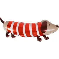 Folat - Folieballon teckel - 88 x 35 cm
