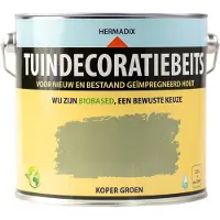 Hermadix Tuindecoratiebeits Dekkend Koper Groen 707 2,5 LTR