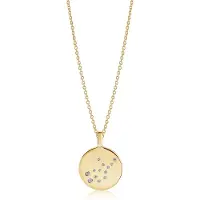 Sif Jakobs Jewellery Dames-Ketting 925 Zilver gerhodineerd Zirkonia One Size Maagd 87604551