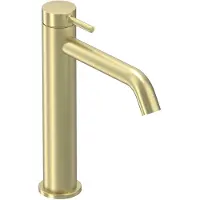 Ivy Aia Wastafelkraan Bond Model M Coldstart Geborsteld Mat Goud PVD